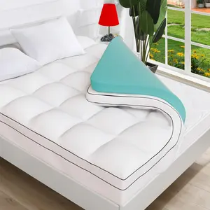 Dual Layer 4 Inch Memory Foam Mattress Topper Twin Size, 2 Inch Gel Memory Foam Plus 2 Inch Cooling Pillow Top Cover with 8-21 Inch Deep Pocket, Mattress Pad Comfort Support for Back Pain