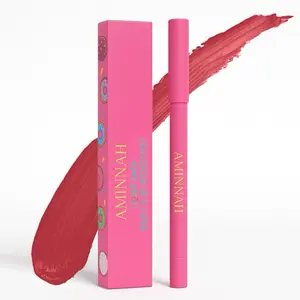 Aminnah IPSYS Featured Rose Lip Liners Hot Rose & Nude Rose for Intense Color Payoff with Coconut Oil for Bold and Natural Looks