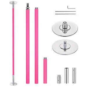 Yescom 9.25ft Silicone Portable Spinning Pole Dance Pole D45mm