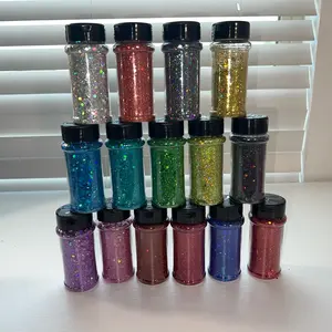Glitzy Girlz Chunky Glitter 2oz Bottle