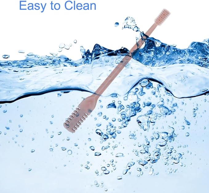 36/24 Pcs 2-in-1 Nasal Hair Cutter, Upgraded Double-Sided Nose Hair Trimmer with Safe Rounded Tip, 360° Painless Nostril Hair Remover Tool with Soft Cleaning Brush for Men & Women