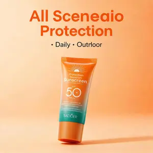 SADOER 6-in-1 SPF50+ PA+++ Sunscreen | Broad Spectrum UVA/UVB Protection For All Scenes ,Water Proof ,Facial, Smooth, Smooth, Daily , Silky, Skin Repair