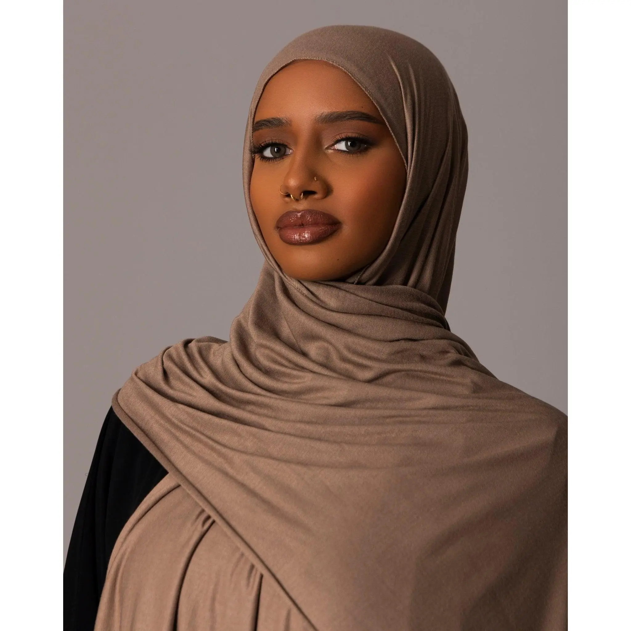 Premium Jersey Hijab – Cocoa Taupe