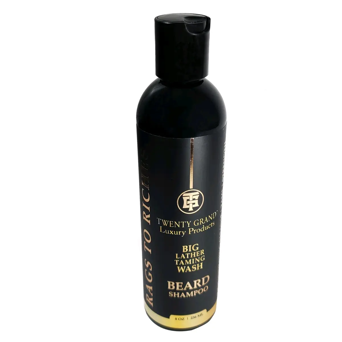 Rags to Riches   Big Lather Luxury Beard + Hair Shampoo. The ultimate taming cleanse . Rich lather packed with natural ingredients. Experience a visible & touchable difference.