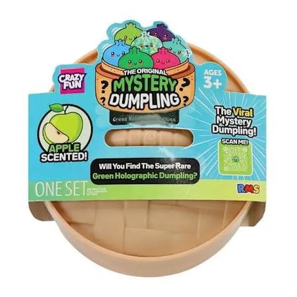 Apple scented green  Squishy Bun Mystery Dumpling - Stress Relief Fidgeting Toy, Anxiety Relief Products, Decompression Squeeze Item, Sensory Stress Reliever, Thoughtful Gift for Enthusiasts