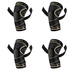 Copper Knee Wraps – Ultra-Lightweight, Ventilated Compression Braces for Joint Pain Relief, Sports Recovery & Active Lifestyle – Fits Men & Women (XXL Size)