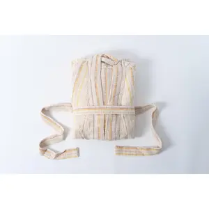 Kirlangic Handwoven Cotton Linen Robe
