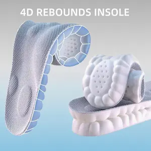 4D Shoe Cloud Insoles for Men Women Soft Memory Foam Orthotic Shoe Inserts Sports Insoles