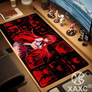 Cool High School DxD Anime Mouse Pad 80×30cm, Thickened Desk Mat with Stitched Edges, Non-Slip Gaming Keyboard Pad, Desktop Accessories for PC & Laptop