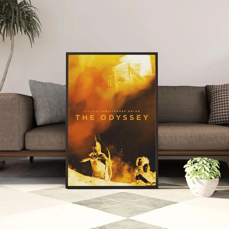 Odyssey 2026 movie poster  Decorate your home theater Gift idea for movie lovers