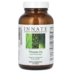 Innate Response Formulas Vitamin D3, 50 mcg (2000 IU), 90 Tablets