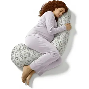 C Pregnancy Pillow for Sleeping (55 Inch) Maternity Body Pillow with Cooling Cover Soft for, Back, Legs, Belly C Pillow for Side Sleeping & Full Body pillows for adults
