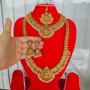 Brass Temple Jewelry entire Set