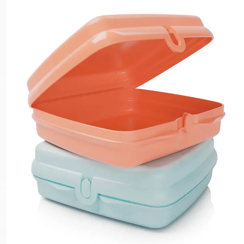 Tupperware Eco+ Sandwich Keepers - Easy-Open Lunch Boxes Tupperware Eco+ Sandwich Keepers - Easy-Open Lunch Boxes