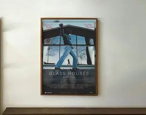 Billy Joel Posters - Glass Houses Posters - Album Poster Prints - Wall Decor Posters - Album Covers - Rock Music