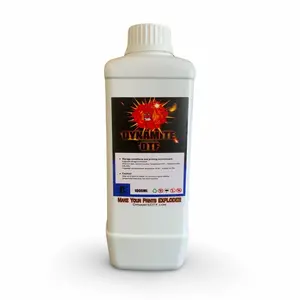 Cyan. Dynamite DTF Ink for DTF Printers,Epson Printer, (1) 1 liter bottle CYAN.