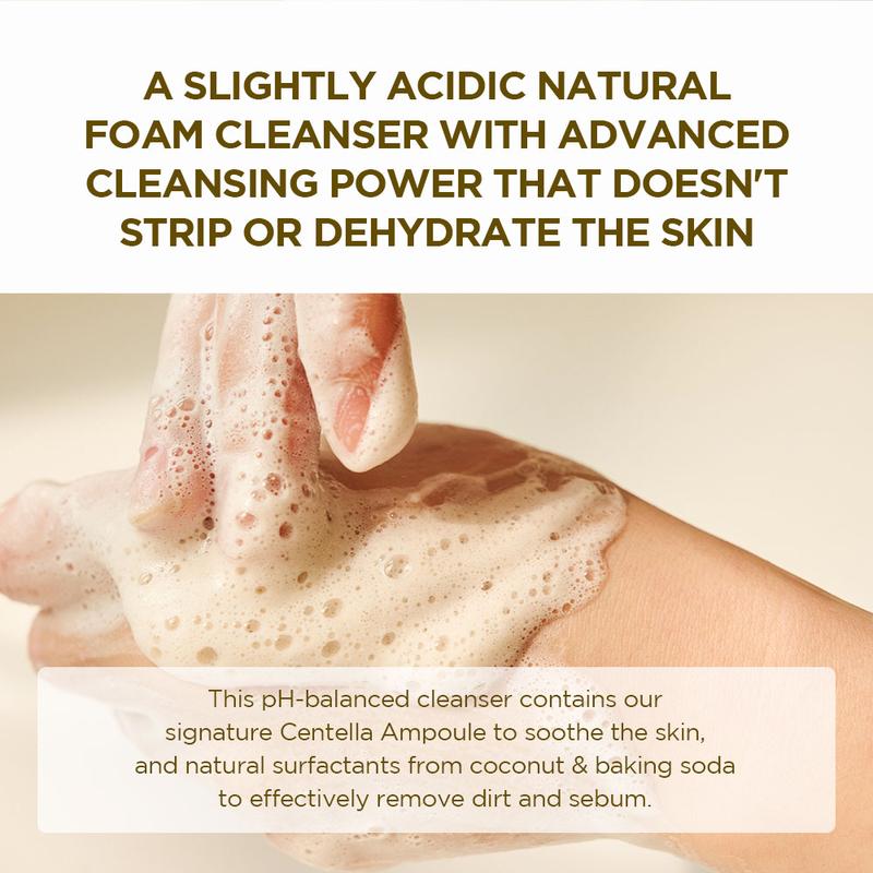 [SKIN1004 Official Shop] Double Cleansing Duo - Centella Cleansing Oil & Ampoule Foam, Blackhead Care, Double Cleansing, Daily Skincare