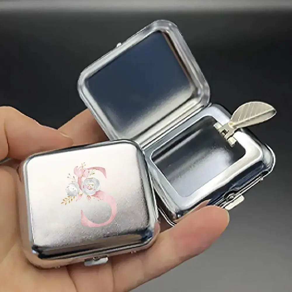 Stainless Steel Ashtray Portable Mini Car Ash Tray, High-Quality Metal With Lid and Holder, Easy to Clean Decor Gift for Smokers with Flower Pattern