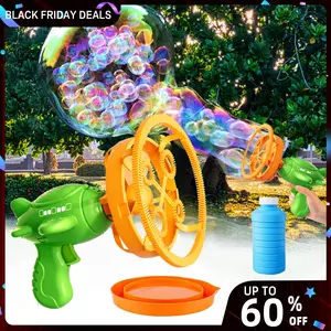 Mother's Day gift Bubble Machine for Kids: Airplane Shaped ABS Bubble Blower, Safe & Portable Toy for Kids, Produces Over 1000 Bubbles Per Minute, Perfect for Parties & Birthdays