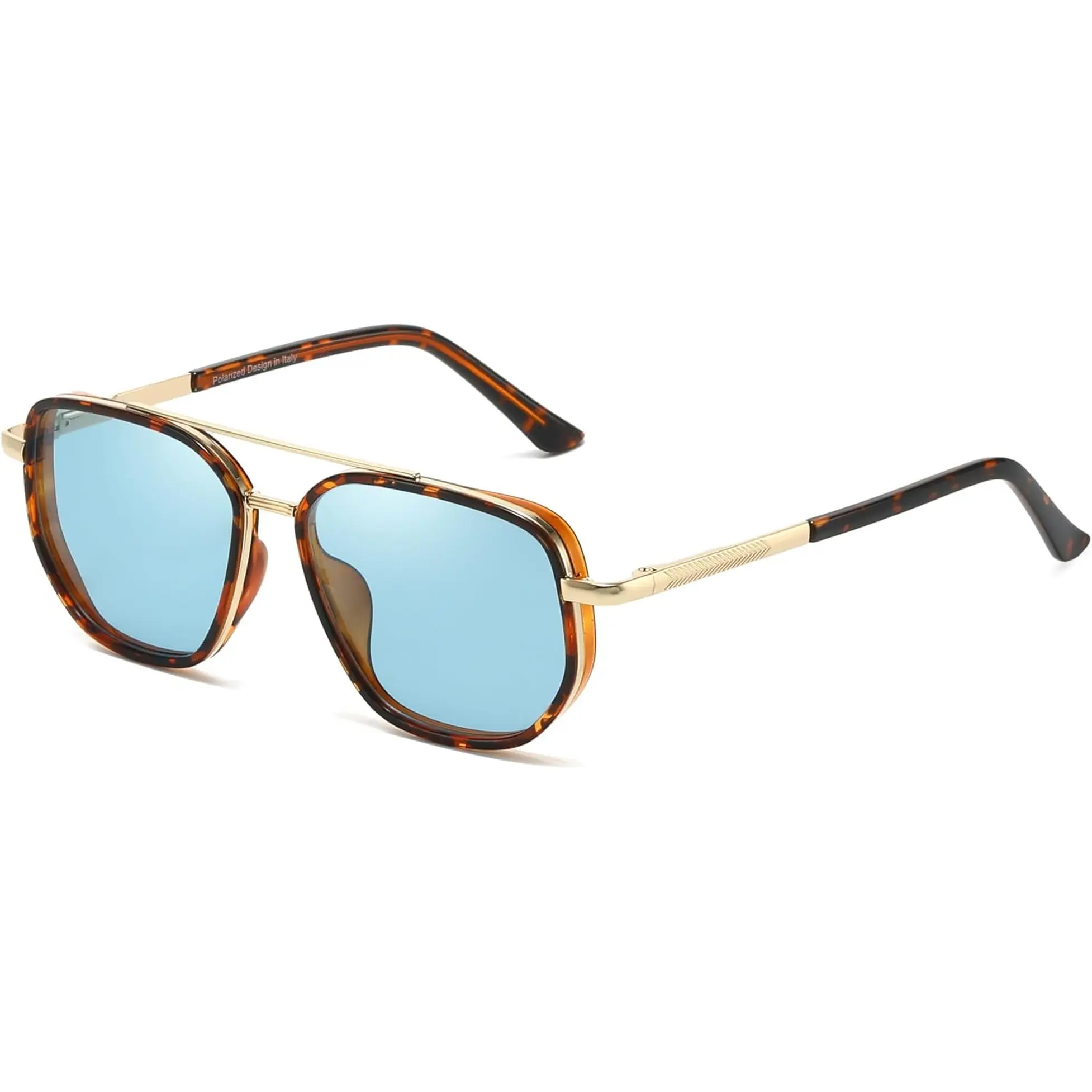 B08- Brown Tortoise/Blue