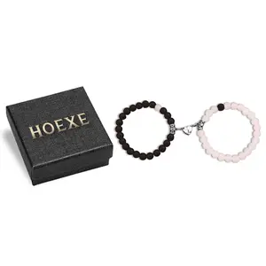 HOEXE couple link bracelet, a couple's bond, hand decoration accessory, comfortable and durable bracelet
