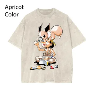 Eve PKM x usopp One piece T-shirt, Anime PKM Shirt, Cute Anime Explorer Shirt, Adventure Cartoon Graphic Tee, Kawaii Creature Companion T-Shirt, Soft Y2K Wholesome Aesthetic
