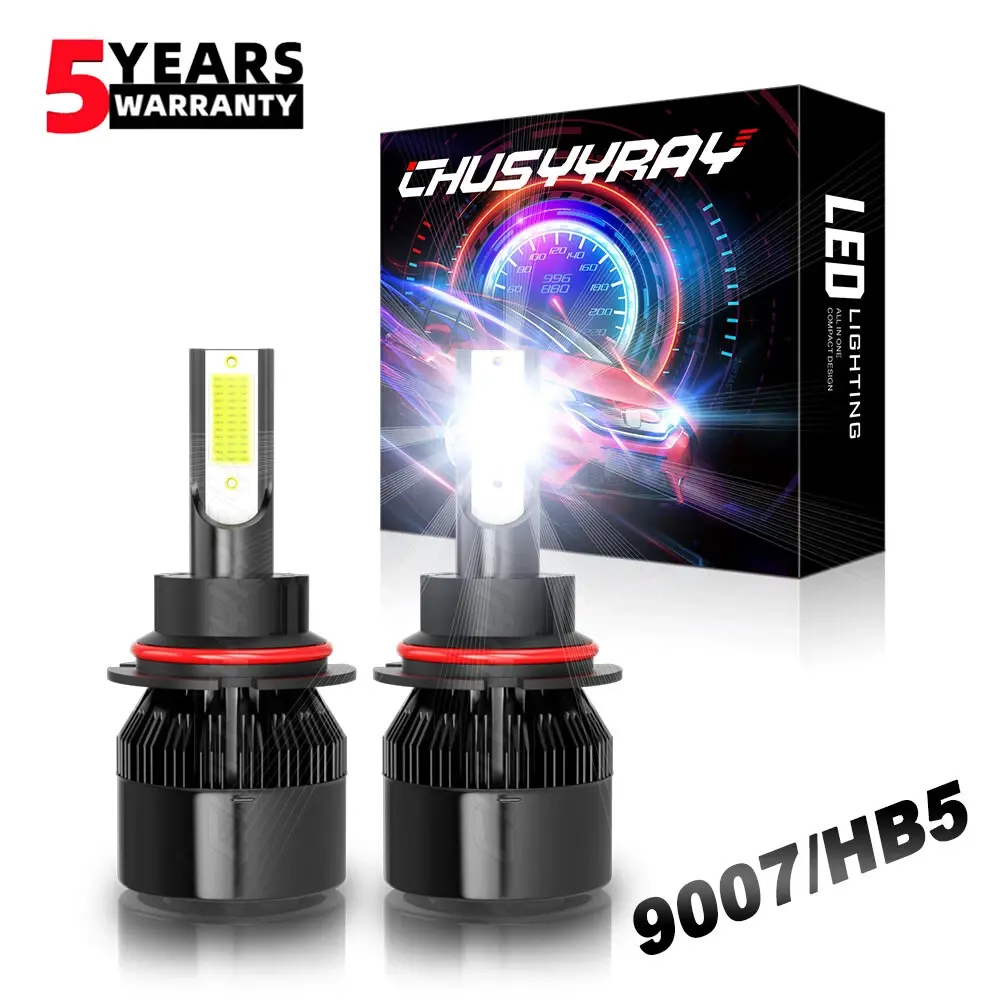 For Ford Explorer Sport Trac 2001-2005 Cars Accessories LED Headlight High-LOW Beam 6000k white Led Headlamps Bulbs Vehicle Led