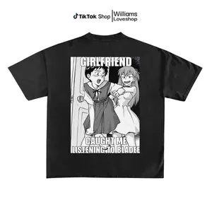 Girlfriend Caught Me Listening To Bladee Shirt - Unisex Heavy Cotton Tee