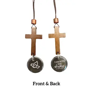 Bible Verse Car Rearview Hanging, NFC Induction, Mirror Cross Pendant, Christian Accessories, Vehicle Truck Car Decor Men's Car Accessories Car Stuff for Women Boujee Car Accessories Car Decor