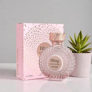 Mirada Bling Rose Pearl Eau de Parfum for Women 100ML - Luxurious Fragrance with Rose and Pearl Notes