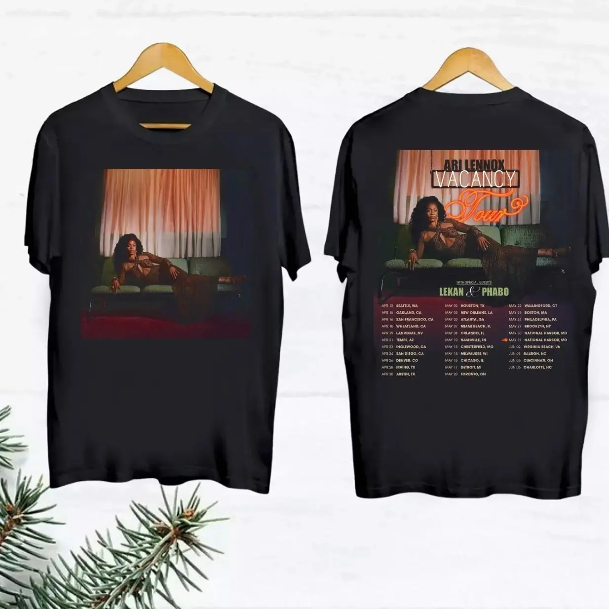 Ari Lennox’s Vacancy Tour unisex classic shirt AQA