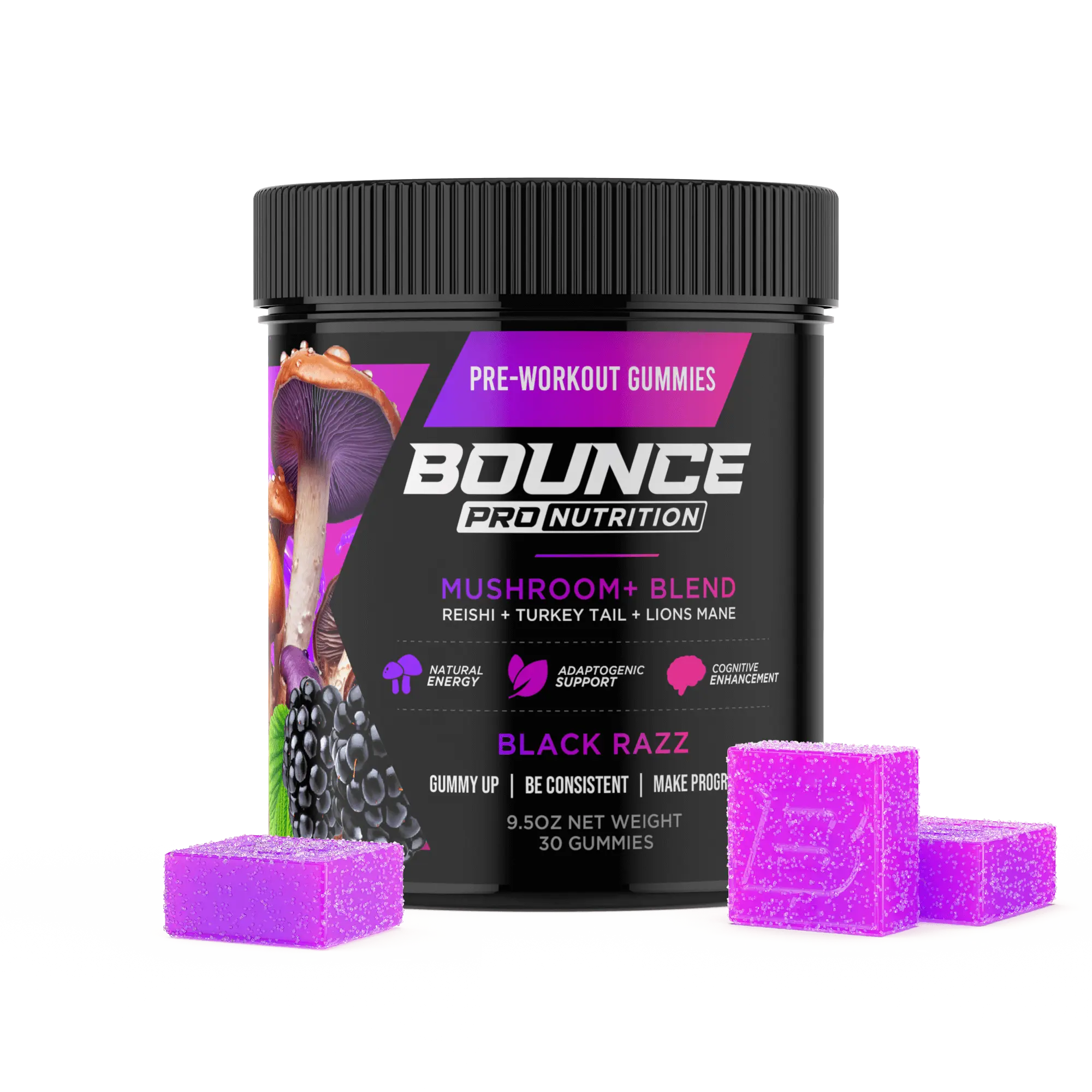 Pre-Workout Gummies - Mushroom+