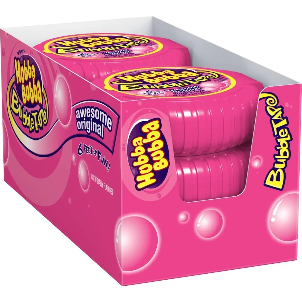 Hubba Bubba Bubble Gum Tape – Original (6 Pack, 2oz Each)