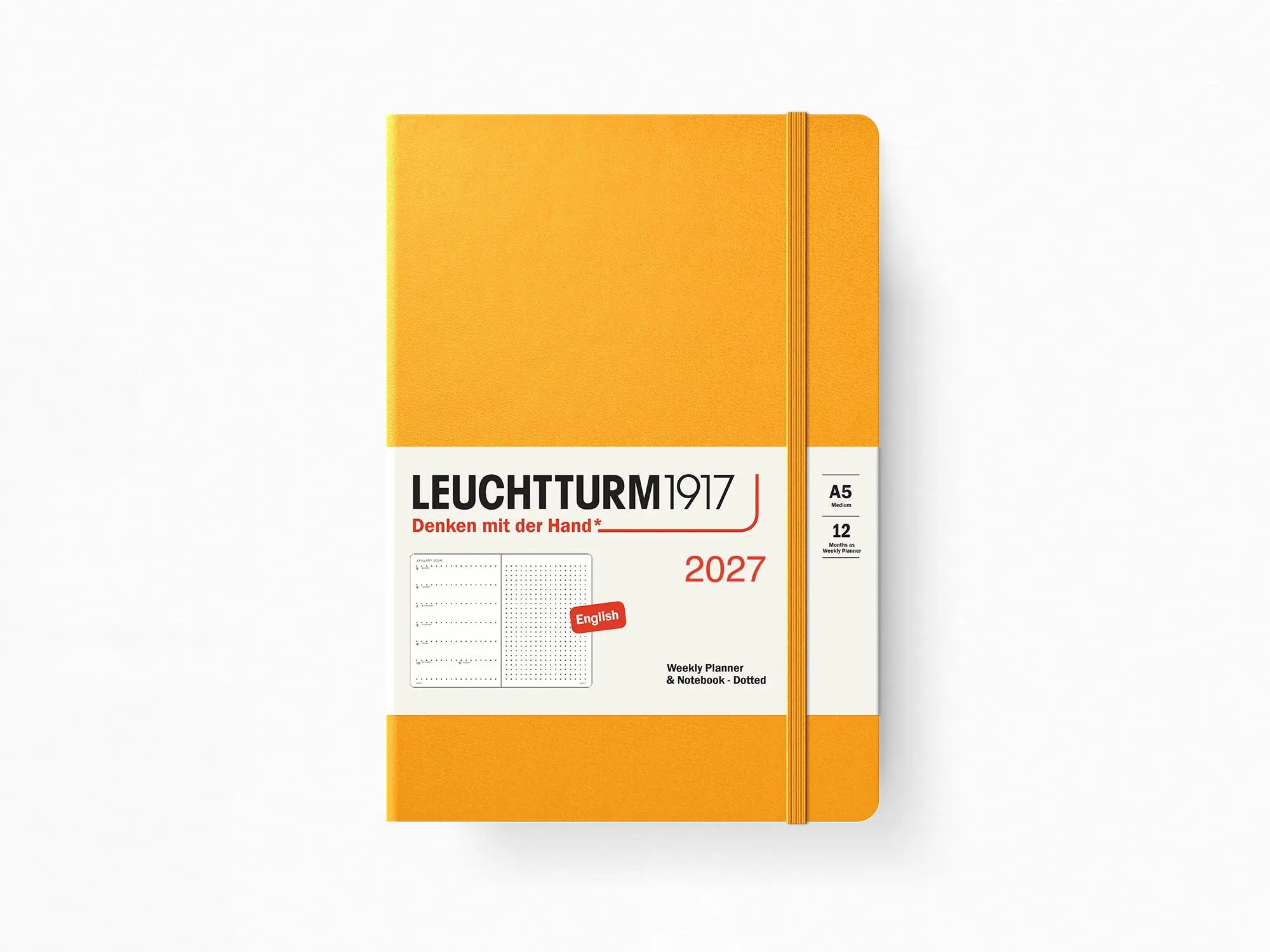 2027 Leuchtturm 1917 Weekly Planner & Notebook - SUNFLOWER Dotted