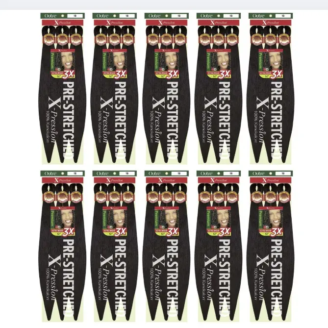 Outre X-Pression Pre-Stretched - ULTRA BRAID 3X 52" (10 PACKS)