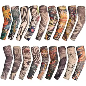 18 Pack Temporary Tattoo Arm Sleeves for Men Women Fake Tattoo UV Protection Sleeve arm sleeve