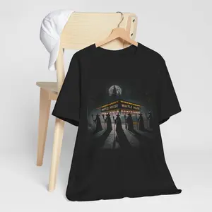 Spooky Waffle House T-Shirt - Witch Gathering Graphic Tee, Soft Cotton Halloween Shirt, Sizes S-3XL, Unique Gift Idea funny halloween halloween shirt