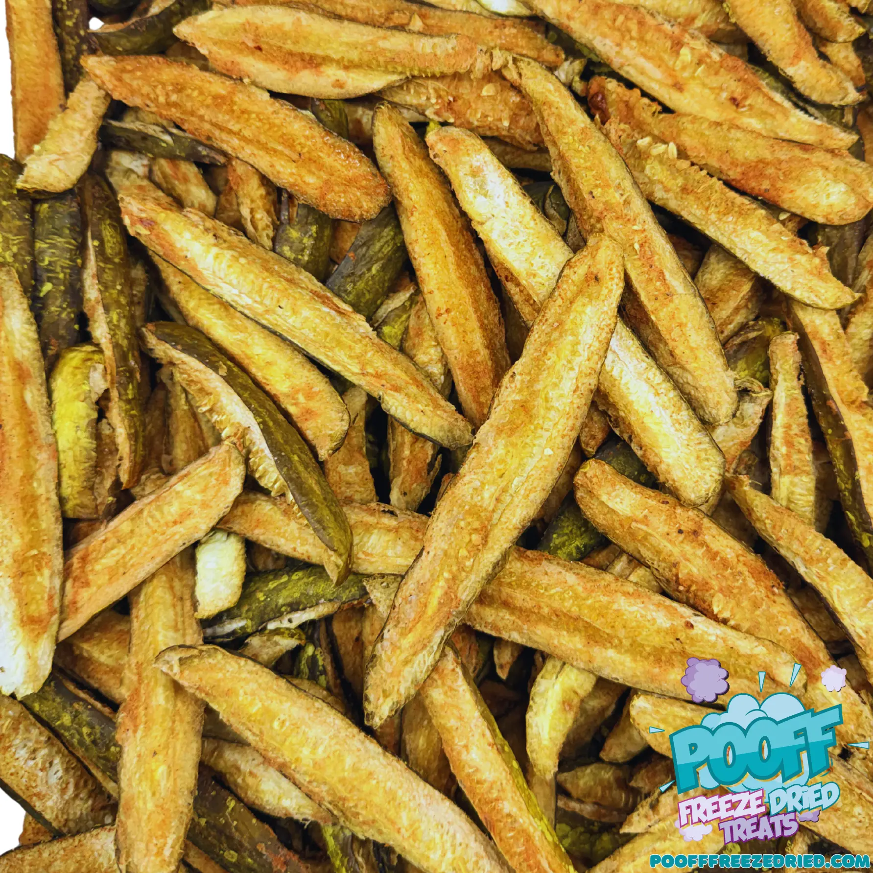 Freeze Dried Spicy Bourbon Dill Pickle Spears Freeze Dried Spicy Bourbon Dill Pickle Spears