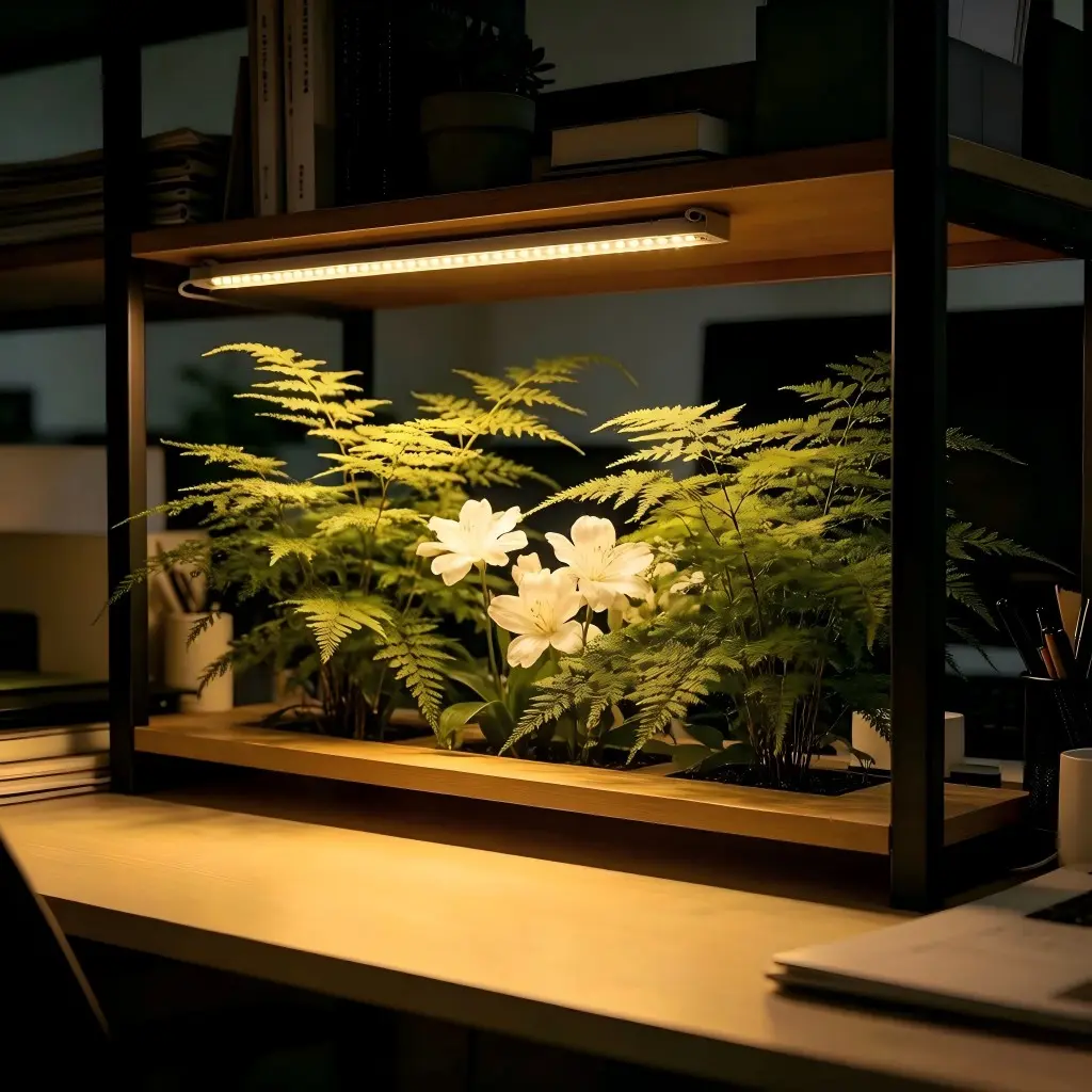 LED Grow Light Strips, Grow Lights For Indoor Plants, Plant Growth, Full Spectrum with 10 Dimmable Levels & Auto On/Off 3/9/12H Timer, 3 Switch Modes, Easy Install for Plant Shelf, Living Room, Office, Greenhouse, Garden Plant Supplies