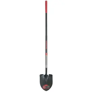 Union Tools 2594400 Razor-Back LHRP Fiberglass Shovel, SuperSocket, Power Step