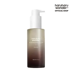 [HARUHARU WONDER Official Shop] - Black Rice Moisture Cleansing Oil - Non-irritating, gentle cleansing oil that leaves your skin cleansed and moisturized! Korean Cleanser