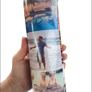 Photo collage tumbler 20oz skinny cup