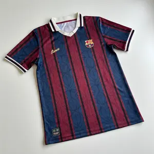 FC Barcelona 125th Anniversary Retro Shirt 2025/26 – Vintage Cotton Blend Soccer Jersey for Supporters