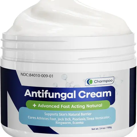 OTC Antifungal Cream for Jock Itch - 2% Miconazole & Herbal Formula, 3.4 oz (100g) Extra Strength, Therapeutic Fungus Eliminator, Fast Anti Itch Relief, Ringworm Treatment, Youth-Focused Body Care with Anti-Fungal Properties
