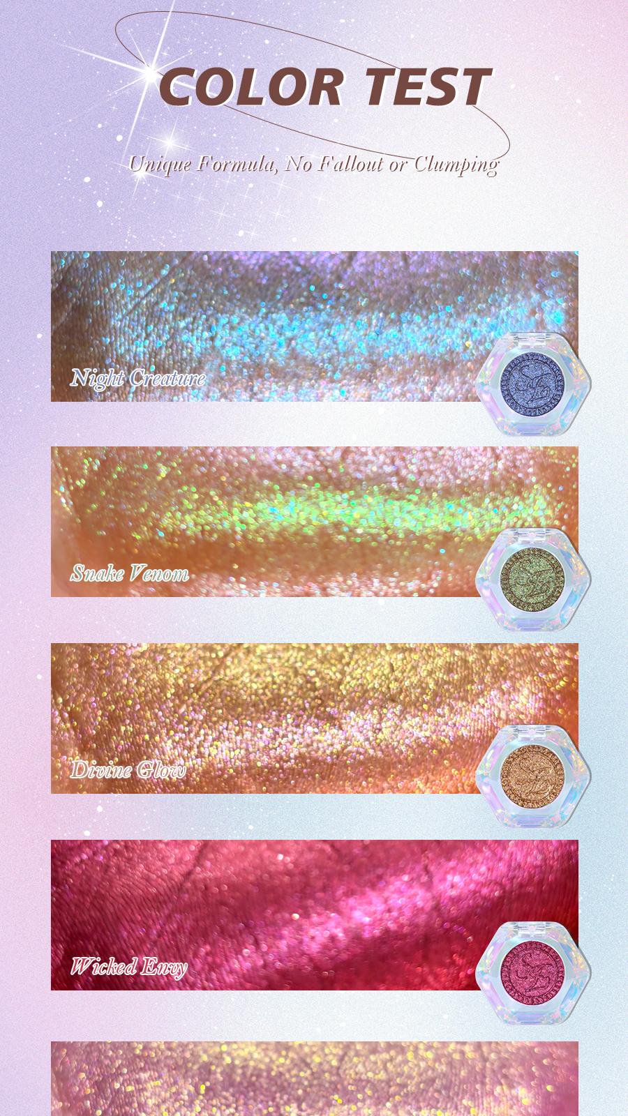 SHEENEFFECT High Pigmented Eyes Makeup Chameleon Eyeshadow Cosmetics