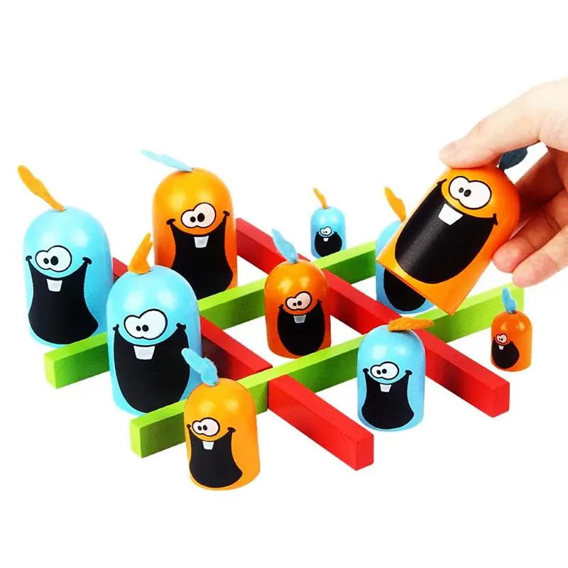 Tic Tac Toe Strategy Board Game, Gobblet Gobblers, Award Winning Kids and Family Friendly Educational Board Game, Party Tabletop Games, Strategy Head to Head Games, Suitable Party 2 Players Toys