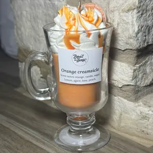 Orange creamsicle candle