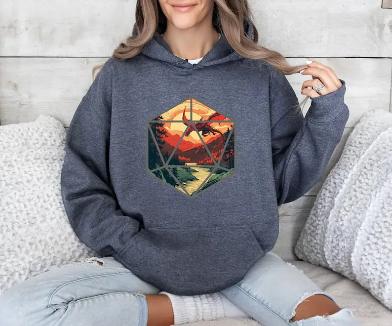 Dungeon hoodie, Dragons DND HOODIE, D&d ,Dnd Sweatshirt, D20 Dungeon Master