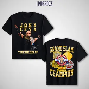 JOHN CENA CHAMPION TEE, John Cena WWE Fans Sweatshirt, John Cena WWE Tee, Unisex Graphic For WWE Fans Clothing, WWE Tee, Menswear Cotton Crewneck Clothes Top