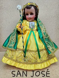 Vestido de Nino Dios de San Jose Baby Jesus Dress Saint Joseph